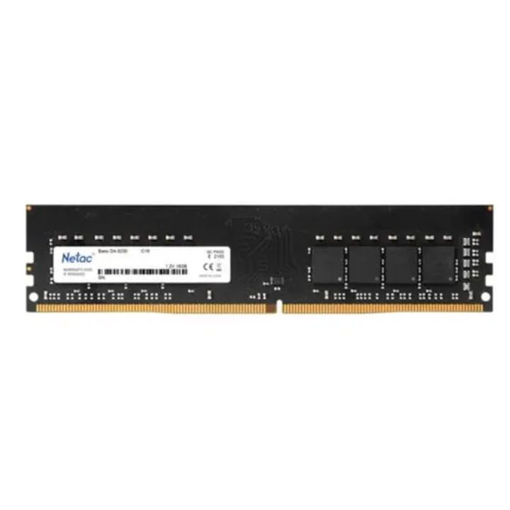 Купить Модуль памяти Netac Basic, NTBSD4P32SP-16, DDR4 DIMM, 16Gb, 3200Mhz, C16 в Алматы