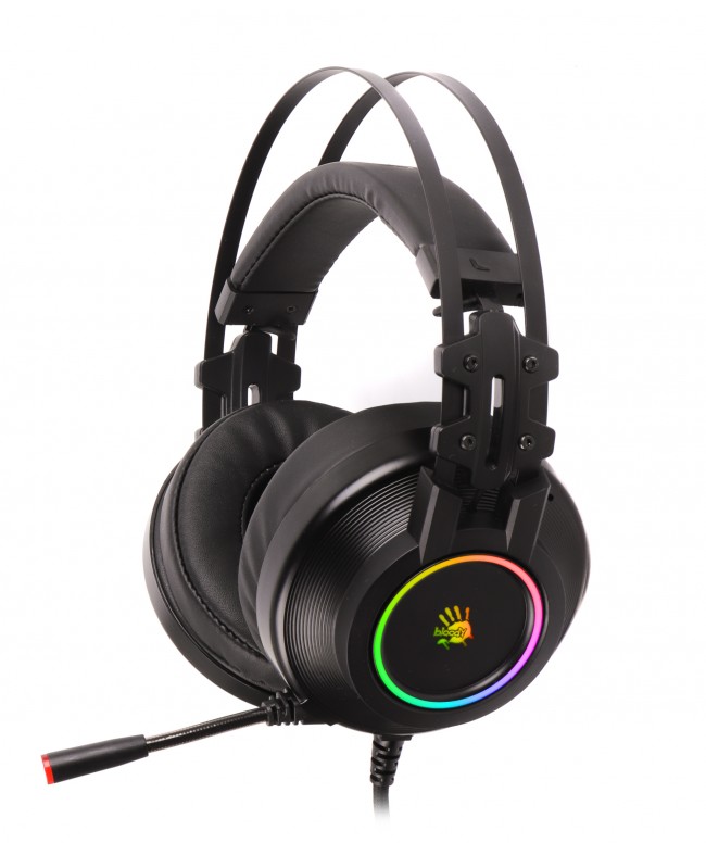 Купить Наушники микрофон игровые Bloody G528C <HIFI, 7.1, 20Hz-20kHz, 32 Om, 100dB (1KHz), 1.8m> в Алматы