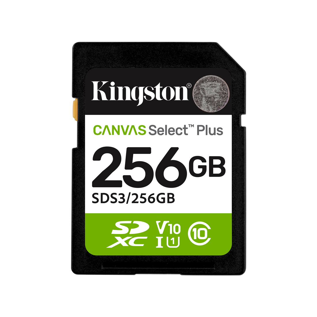 Купить MemoryCard microSDXC 256GB, Kingston SDS3/256GB, Class 10, UHS-I (U1), Video Class 10 в Алматы
