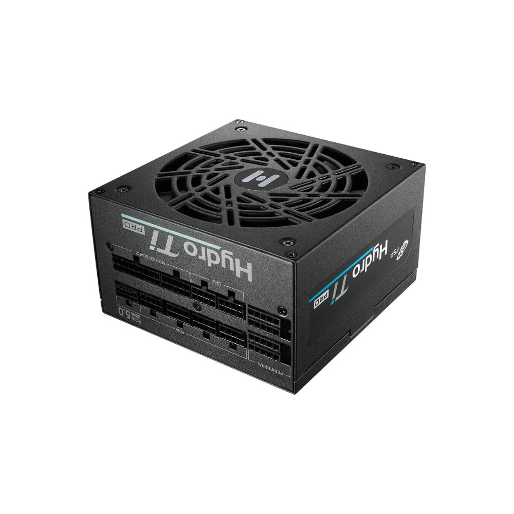 Купить Блок питания FSP Hydro Ti PRO 1000W, HTI-1000M, 1000W, 80 PLUS Titanium, Full Modular, ATX12V V3.0,PCIe 5.0,Black,Retail в Алматы
