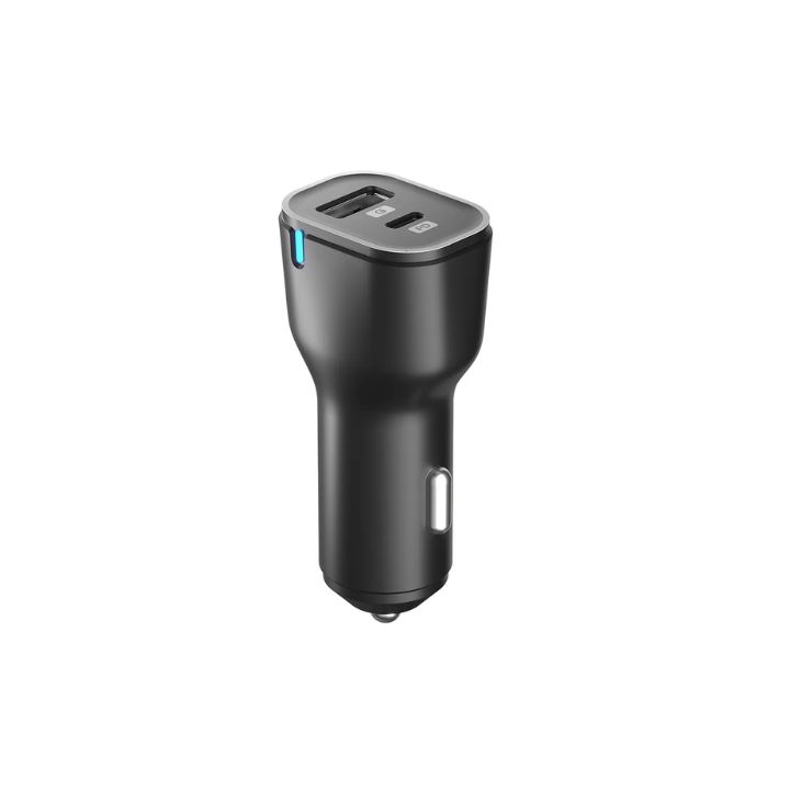 Купить Зарядное устройство автомобильное OLMIO АЗУ 30W, USBx2, 5.4A, QC3.0, Smart IC черный в Алматы
