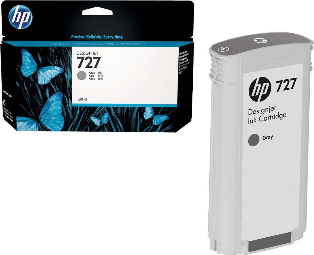 Купить Картридж струйный HP B3P24A, 727, 130 мл, серый в Алматы