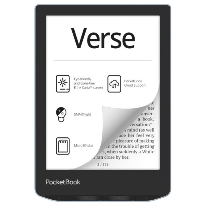 Купить Электронная книга PocketBook PB629-2-CIS голубой в Алматы