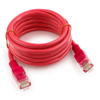 Купить Патч-корд UTP Cablexpert PP12-2M/RO кат.5e, 2м, литой, многожильный (розовый) в Алматы