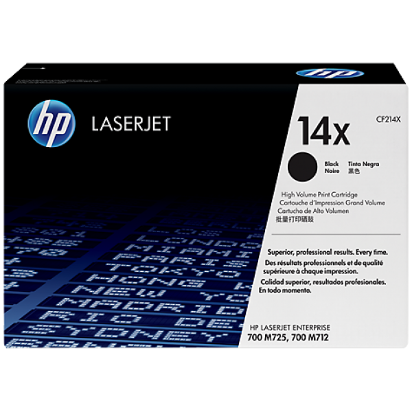 Купить Картридж лазерный HP CF214X,увеличенной емкости HP 14X LJ,hесурс печати при заполнении 5% ( страниц ) 17500,Black в Алматы
