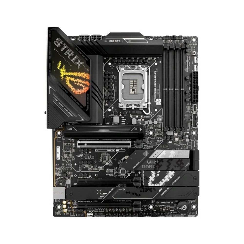 Купить Материнская плата ASUS ROG STRIX Z890-H GAMING WIFI, LGA1851 Z890 4xDDR5 4xSATA3 4xM.2 HDMI DP ATX в Алматы