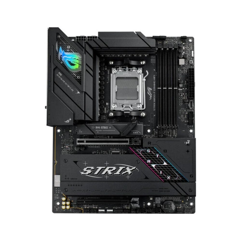 Купить Материнская плата ASUS ROG STRIX B850-F GAMING WIFI AM5 4xDDR5 2xSATA 4xM.2 HDMI DP ATX в Алматы