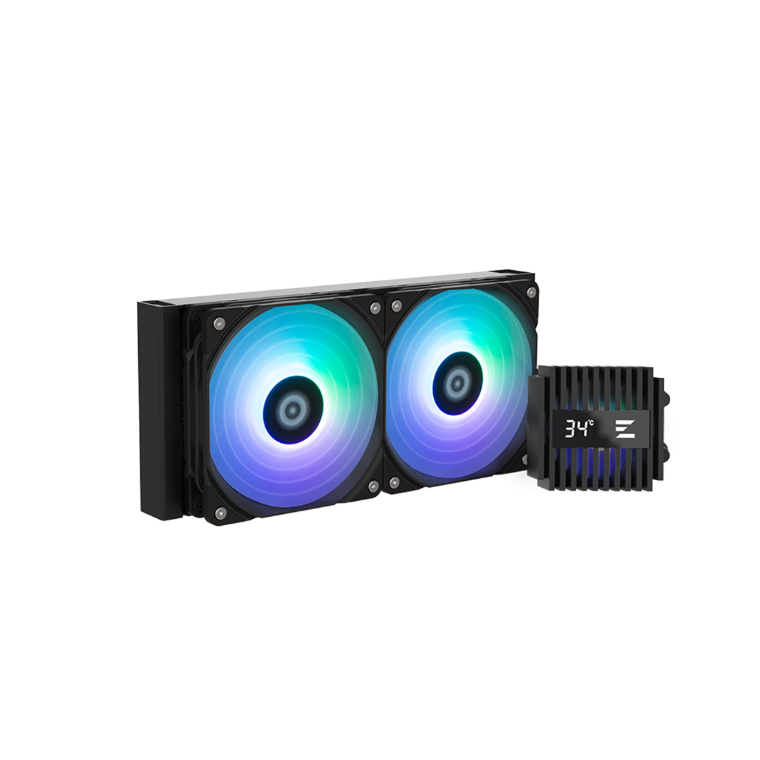 Купить Система жидкостного оxлаждения Zalman Alpha 2 SE A24 ARGB, чёрный в Алматы