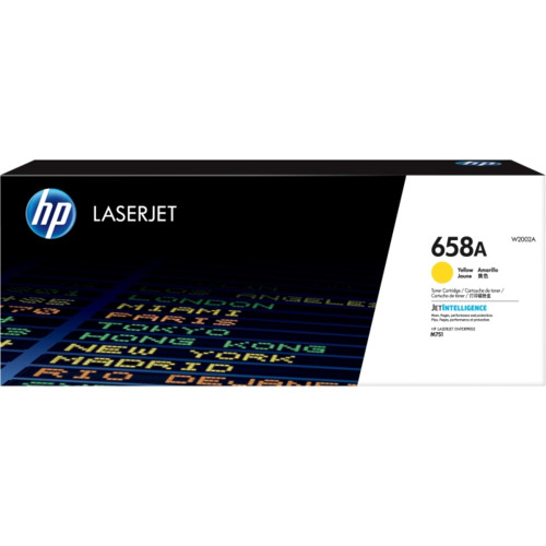 Купить HP W2002A 658A Yellow LaserJet Toner Cartridge for Color LaserJet M751, up to 6000 pages в Алматы