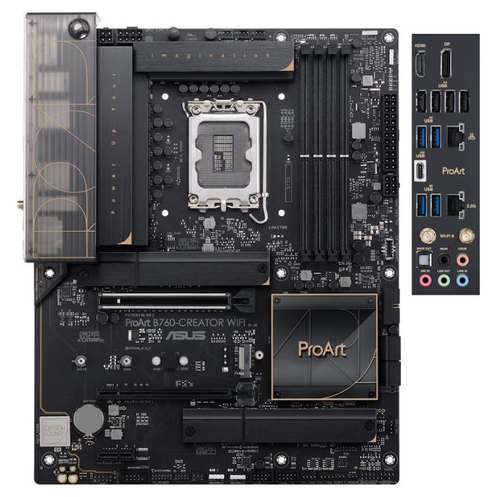 Купить Материнская плата ASUS PROART B760-CREATOR WIFI LGA1700 4xDDR5 в Алматы