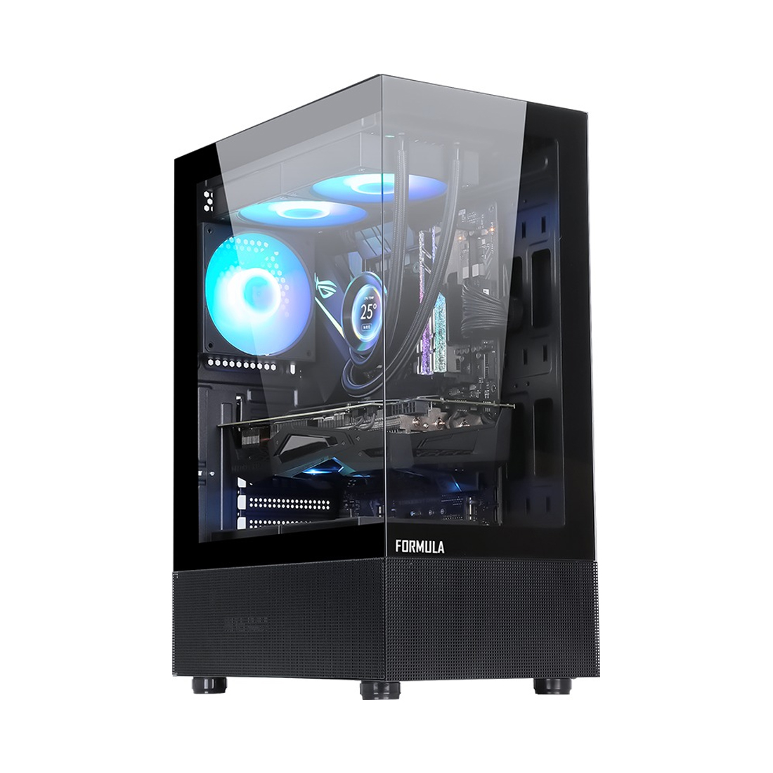 Купить Компьютерный корпус Formula V Crystal Z1+ Black без Б/П в Алматы