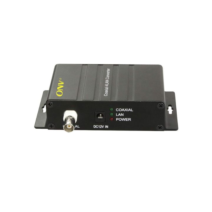 Купить Конвертер активный ONV4C1E-3 <1x100Mbps Ethernet, 4xCoaxial Input/Output BNC port> <1x10/100Mbps auto-sensing RJ45 port,4Coaxial Input/Output BNC port, до 300м> в Алматы