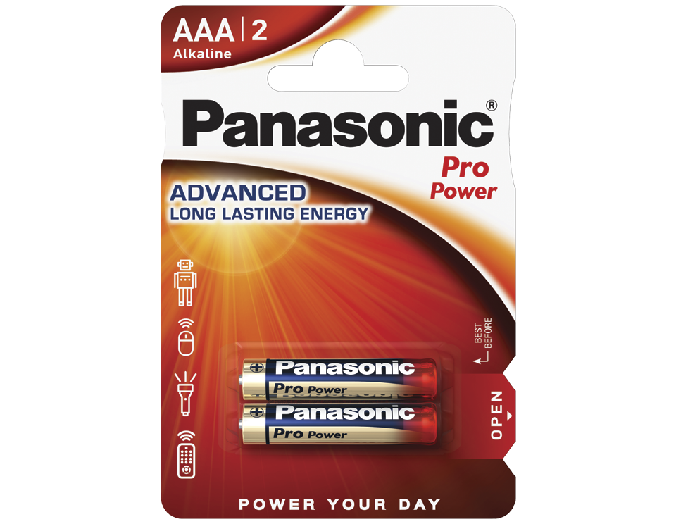 Купить Батарейка щелочная PANASONIC Pro Power AAA/2B /  в Алматы