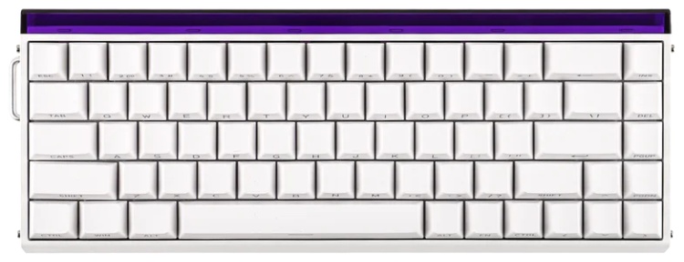 Купить Клавиатура AULA HERO68HE, Magnetic, Black King switch, 68 keys EN, wired, White-Purple в Алматы