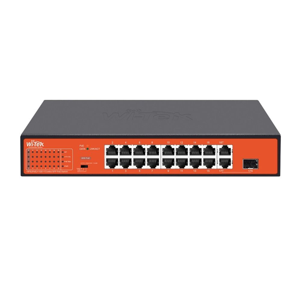 Купить Неуправляемый коммутатор WI-PS518G (v4) с функцией PoE в Алматы