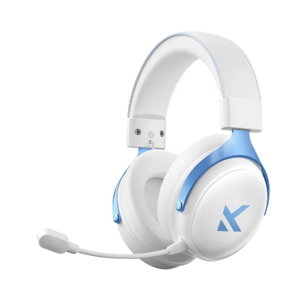 Купить Наушники с микрофоном MCHOSE V9 Pro, 7.1 Surround, 53mm Drivers, 2.4/BT/USB, 2000mAh, Sky White в Алматы