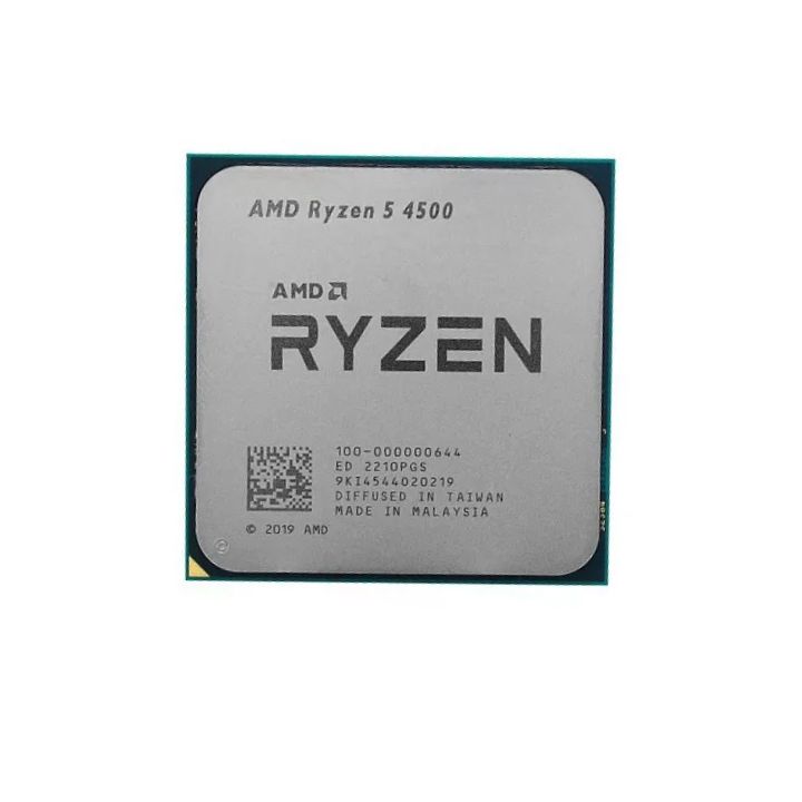 Купить Процессор AMD Ryzen 5 4500 3,6Гц (4,1ГГц Turbo), AM4, 7nm, 6/12, L3 8Mb, 65W, OEM в Алматы