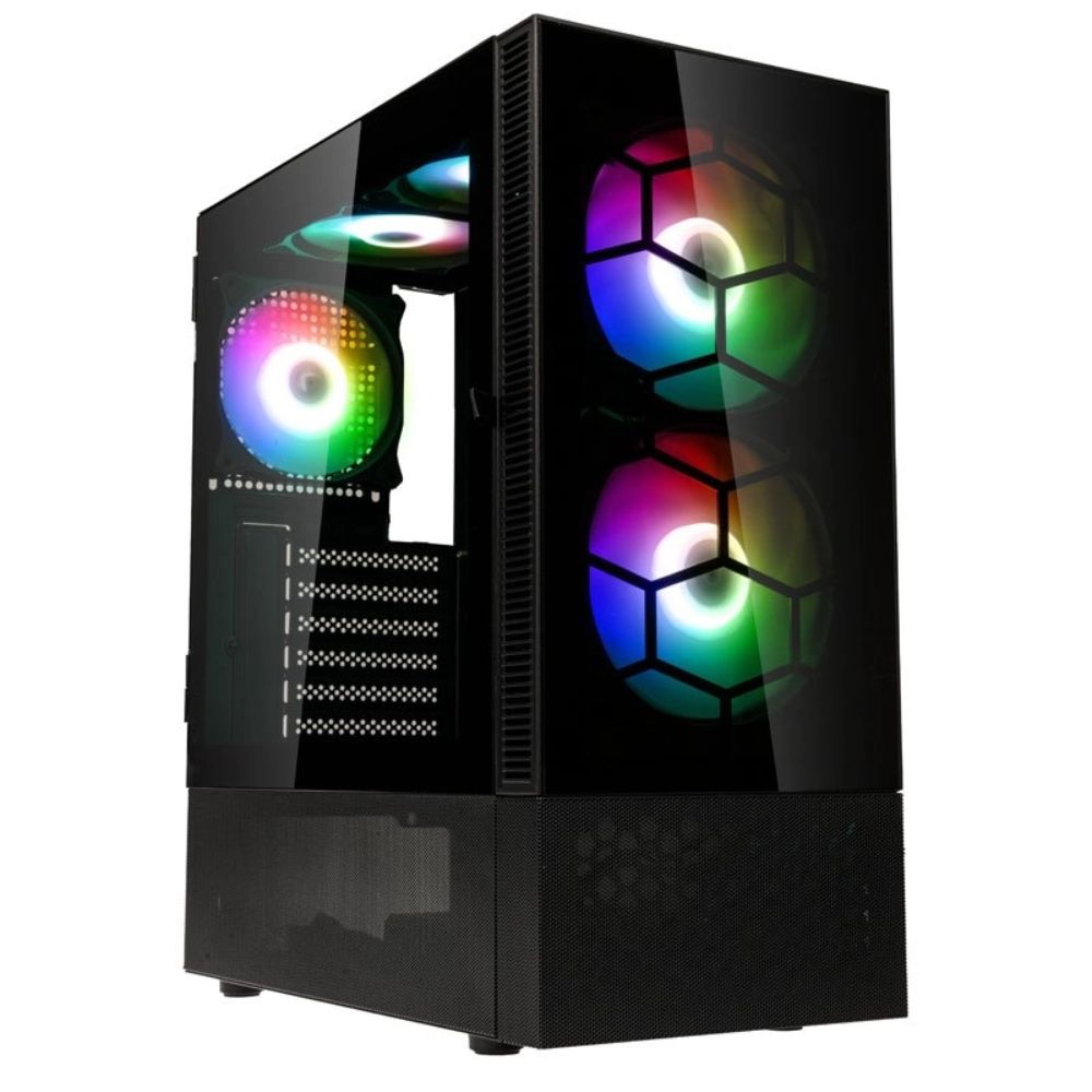 Купить Корпус ПК без БП Kolink Observatory MX Glass ARGB Midi Tower Case - Black&nbsp;PGW-CH-KOL-113 в Алматы