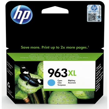 Купить 963XL High Yield Cyan Original Ink Cartridge for OJ 9013/9023/9010/9020, up to 1600 pages в Алматы