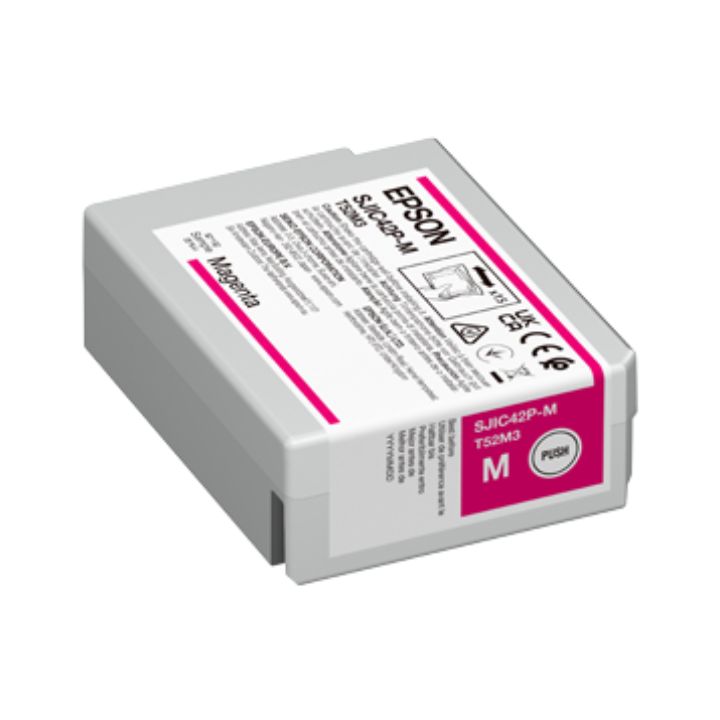 Купить Картридж Epson C13T52M340 SJIC42P-M Ink cartridge for ColorWorks C4000e ( Magenta) в Алматы