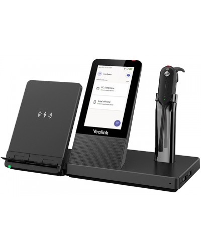 Купить Yealink WH67 Teams, Беспроводная, HD звук, 120м DECT, Шумоподав, Дисплей 4**, USB-хаб, Bluetooth в Алматы