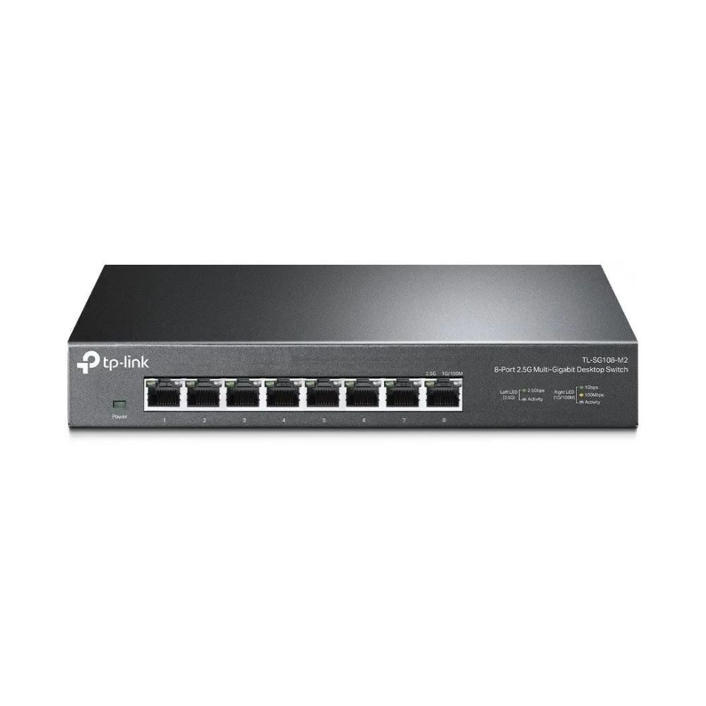 Купить Коммутатор 2.5GbE  8-портовый Tp-Link TL-SG108-M2 <Настольный коммутатор с 8 портами 2,5 Гбит/с> в Алматы