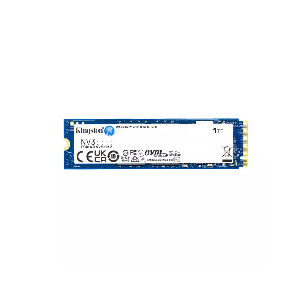 Купить Твердотельный накопитель SSD 1000 Gb M.2 2280 Kingston SNV3S/1000GBK, PCIe 4x4, W6000/R4000, BULK в Алматы