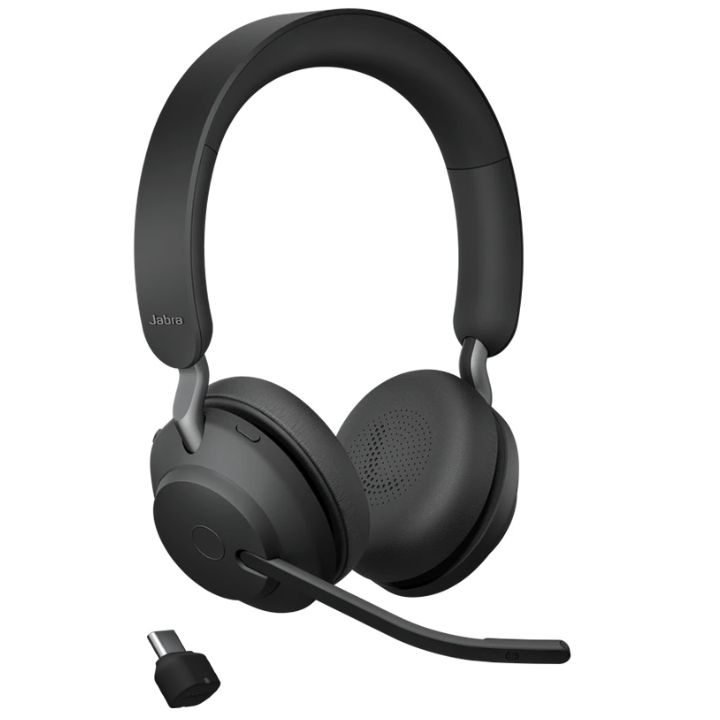 Купить Гарнитура Jabra Evolve2 65, Link380c MS Stereo Black&nbsp;26599-999-899 в Алматы