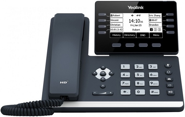 Купить Yealink SIP-T53(12 аккаунтов, USB, GigE, Рое) без БП в Алматы