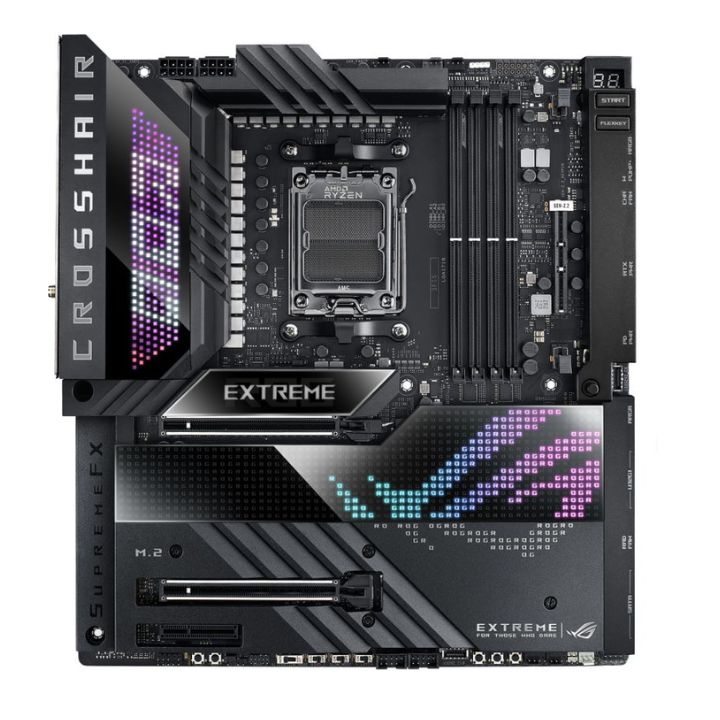 Купить Материнская плата ASUS ROG CROSSHAIR X670E HERO AM5 4xDDR5 6xSATA Raid 4xM.2 10xUSB3.2 ATX в Алматы