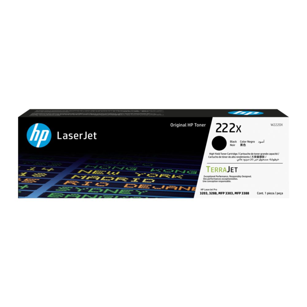 Купить Картридж HP W2220X 222X High Yield Black Original LaserJet&nbsp;for Color LaserJet Pro MFP 3303, up to 3200 pages в Алматы