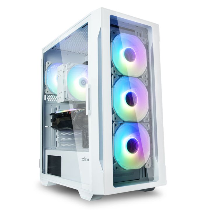 Купить Компьютерный корпус Zalman i3 NEO TG White без Б/П в Алматы