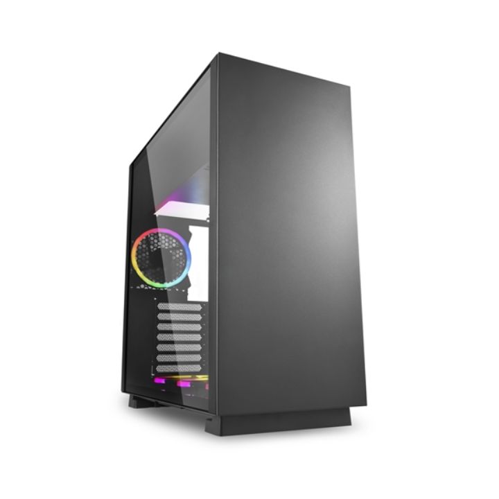 Купить Корпус ПК без БП Sharkoon PURE STEEL RGB Bk <EATX, 3x3.5, 5x2.5,2xUSB 3.0, Audio, 474*210*475mm> в Алматы