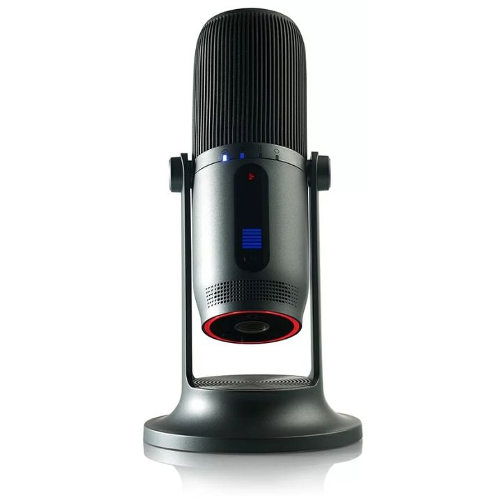 Купить Микрофон Thronmax M2-G Mdrill One Slate Gray 48Khz RGB <конденсаторный, всенаправленный, Type C plug, 3.5mm, RGB> в Алматы