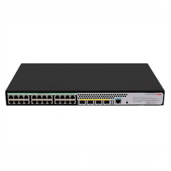 Купить Коммутатор H3C S5120V3-28P-LI L3 Ethernet Switch with 24*10/100/1000BASE-T Ports and 4*1000BASE-X SFP Ports,(AC) в Алматы