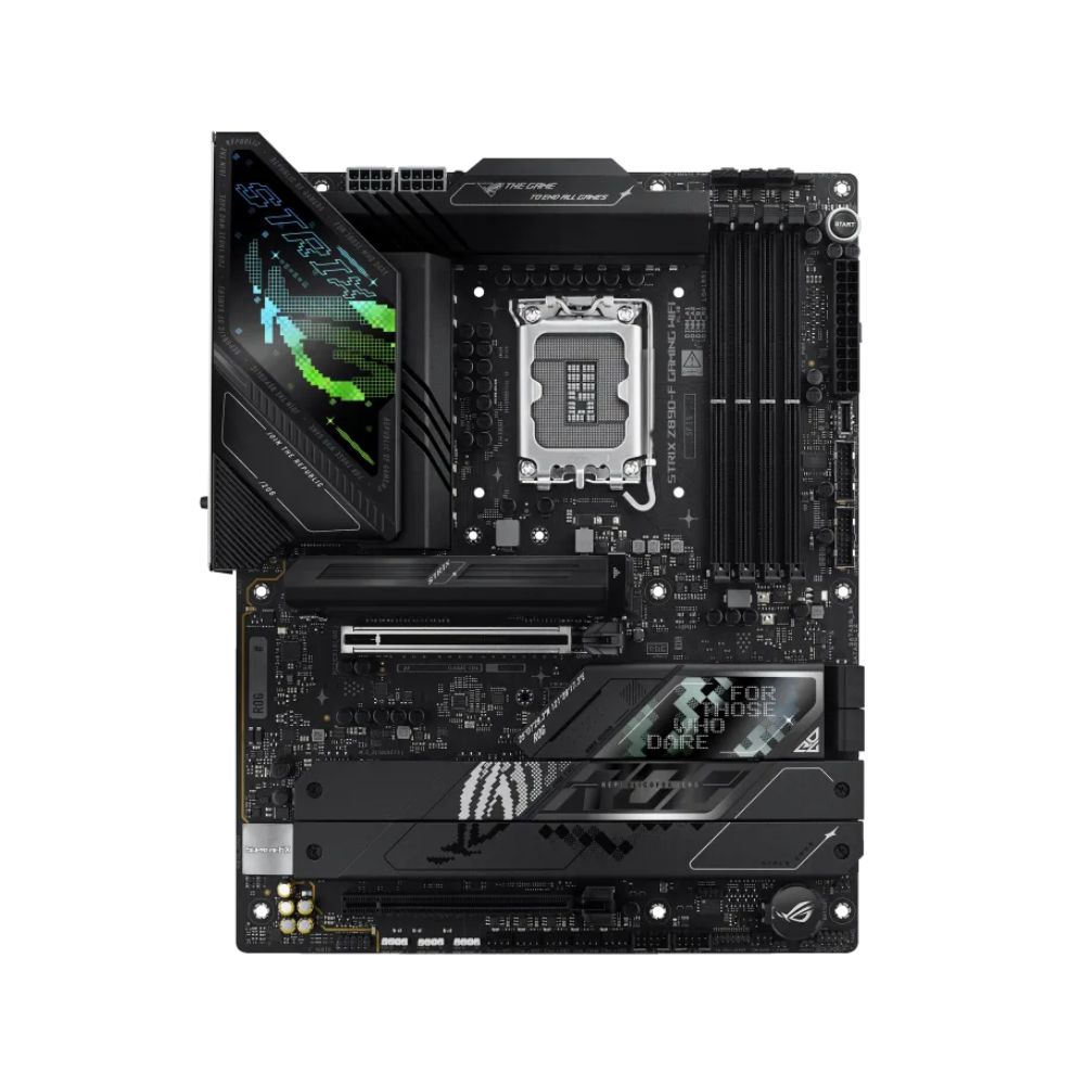 Купить Сист.плата ASUS ROG STRIX Z890-F GAMING WIFI, Z890, 1851, 4xDDR5, PCI-E x16, M2, SATA, DP, HDMI, Thunderbolt, WIFI 7,BOX в Алматы