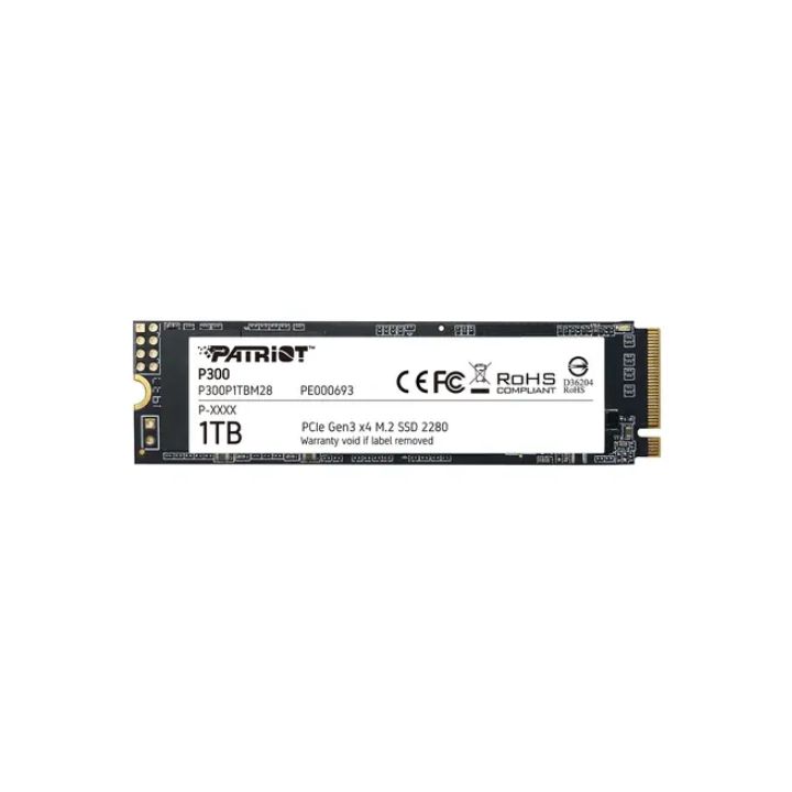 Купить Твердотельный накопитель SSD 1 Tb M.2 PCIe Patriot P300 P300P1TBM28 PCIe Gen3 x4 в Алматы