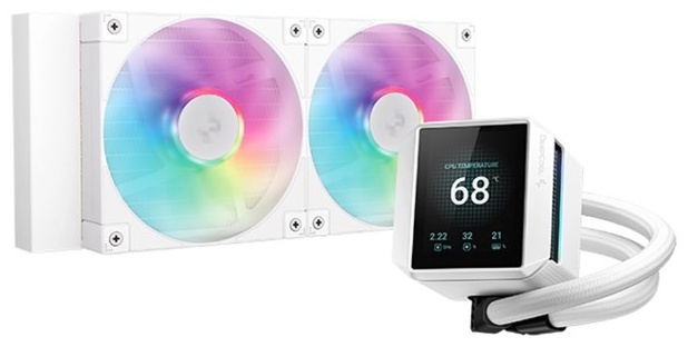 Купить Кулер с водяным охлаждением Deepcool MYSTIQUE 240 WH ARGB в Алматы