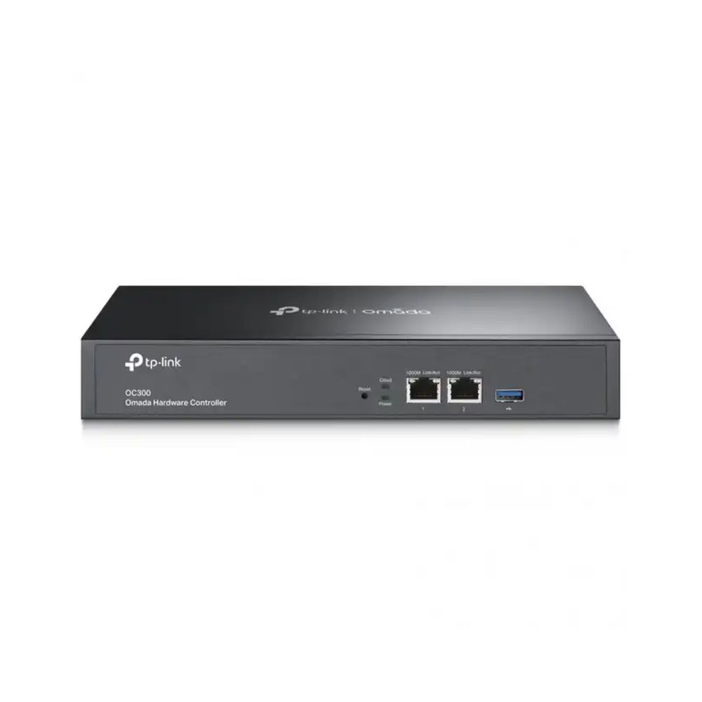 Купить Контроллер точек доступа облачный TP-Link OC300 <Omada SDN, 2 порта Ethernet 10/100 Мбит/с, 1 порт USB 2.0, 1 порт Micro USB, 100&ndash;240 В~50/60 Гц, 0.6 A, до 500 точек доступа Omada, коммутаторов JetStream и шлюзов SafeStream, до 15,000 клиентов> в Алматы