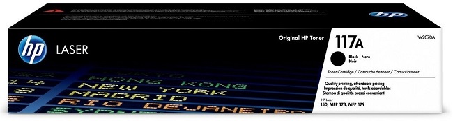 Купить 117A Black Original Laser Toner Cartridge for Color LaserJet 150/178/179 up tp 1000 pages в Алматы