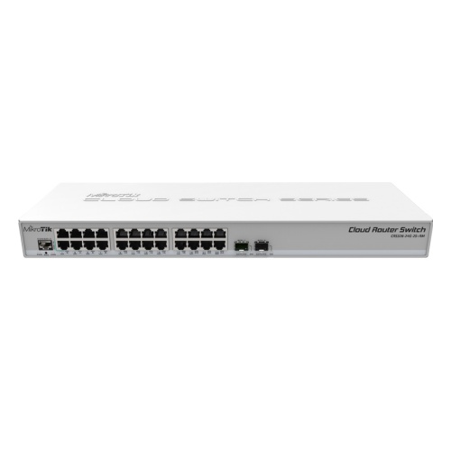 Купить Сетевой коммутатор MikroTik CRS326-24G-2S+RM Cloud Router Switch (24UTP/WAN 1000Mbps + 2SFP+) в Алматы