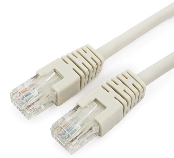 Купить Патч-корд медный UTP Cablexpert PP10-3M кат.5e, 3м, литой, многожильный (серый) в Алматы