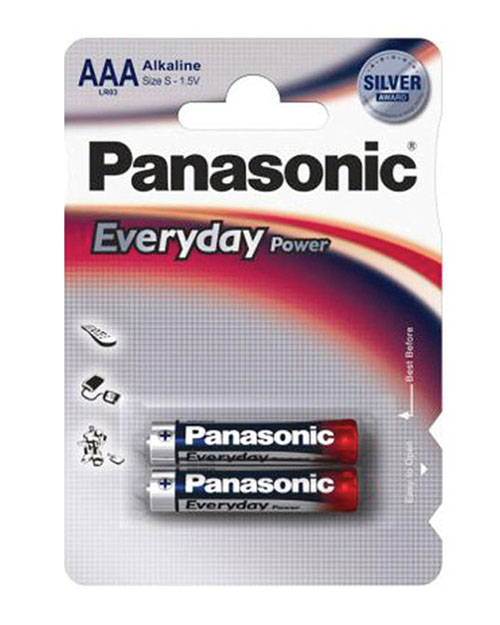 Купить Батарейка щелочная PANASONIC Every Day Power AAA/2B /  в Алматы