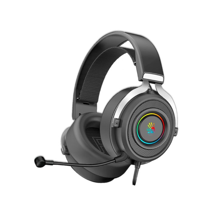 Купить Наушники+микрофон игровые Bloody G535P-Black+Silver <3.5> в Алматы
