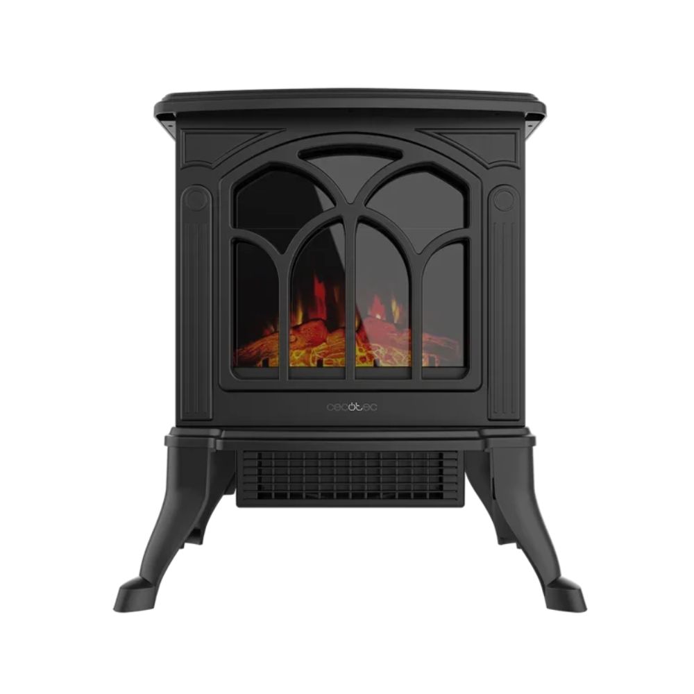 Купить Камин электрический напольный Cecotec ReadyWarm 1500 Flames черный в Алматы