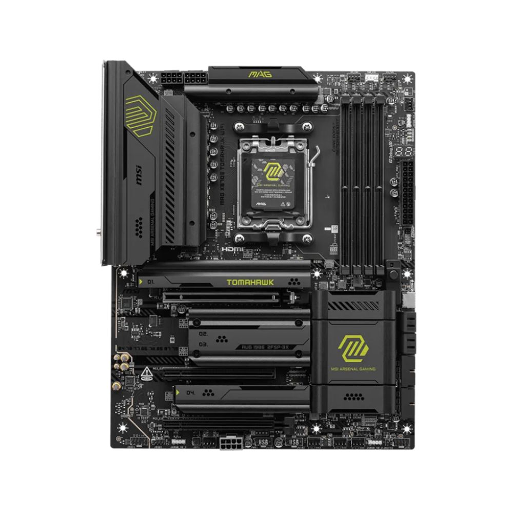 Купить Материнская плата MSI MAG X870E TOMAHAWK WIFI AM5 4xDDR5 4xSATA3 RAID 4xM.2 HDMI 3xType-C ATX в Алматы
