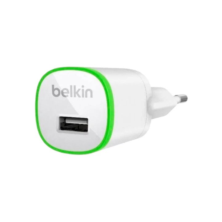 Купить СЕТЕВОЕ ЗАРЯДНОЕ УСТРОЙСТВО BELKIN USB HOMECHARGER 1 А БЕЛЫЙ в Алматы