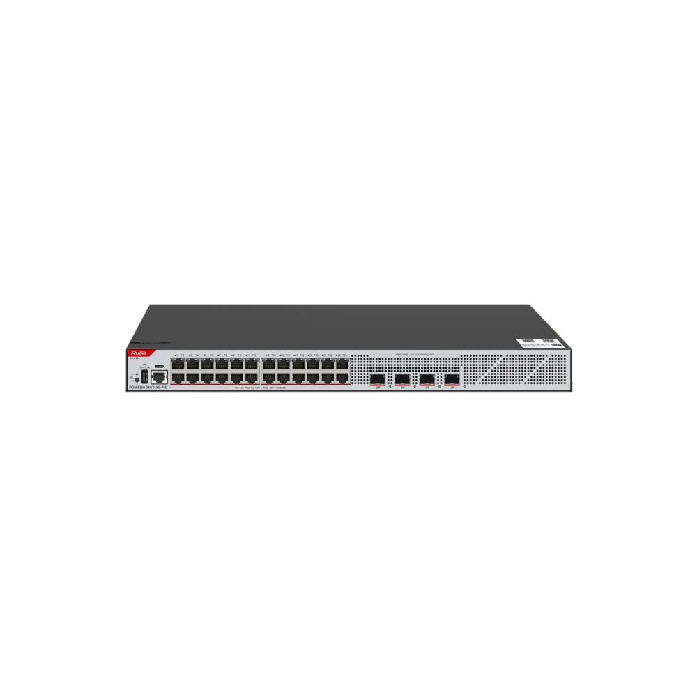 Купить Коммутатор Ruijie Networks RG-S5350-24GT4XS-P-E 24-Port GE Layer 3 Managed Access Switch with PoE+, 4-Port 10GE Uplink (RG-S5350-24GT4XS-P-E) в Алматы