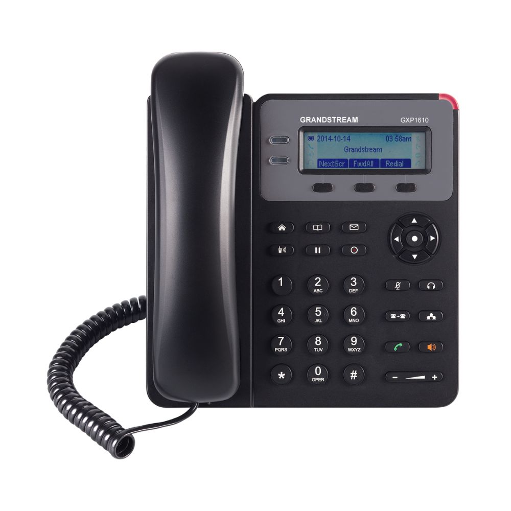 Купить Grandstream GXP1610, Small-Medium Business HD IP Phone, 2 line keys with dual-color LED,dual switched100M/100M Ethernet ports, HD (with power supply) в Алматы
