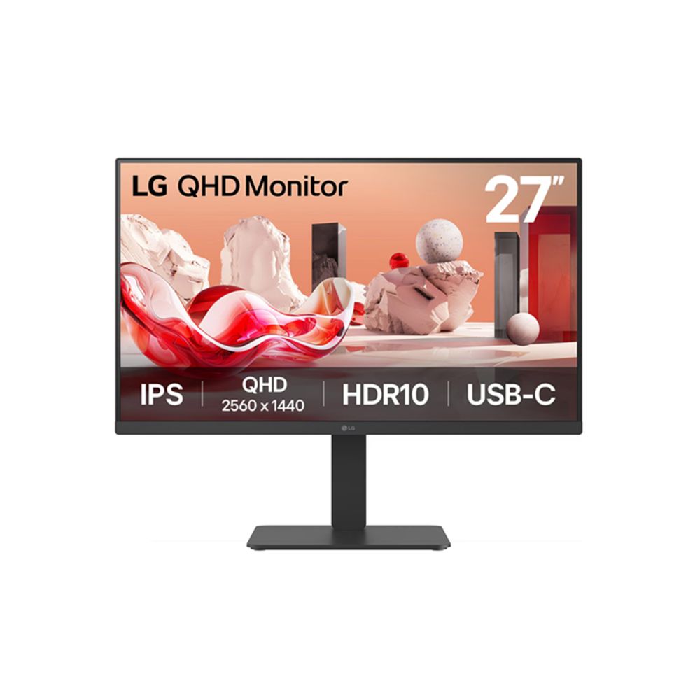 Купить Монитор жидкокристаллический LG 27BA65QB-B.ARUZ 27" 16:9 2560х1440(WQHD) IPS, nonGLARE, 5ms, HDMI, DP, Black в Алматы